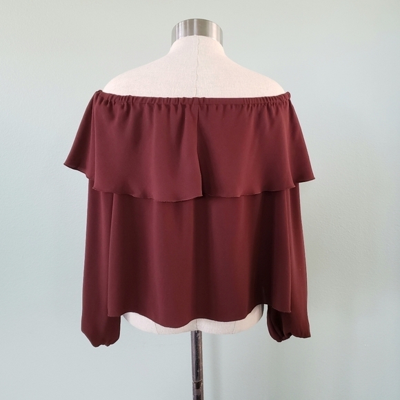Aritzia Wilfred Morel off the shoulder blouse XS - Picture 4 of 9